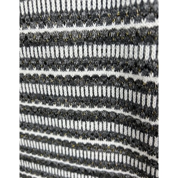 Avenue Dark Gray and White Stripe Pullover Sweater Plus Size 22/24 - Picture 12 of 12